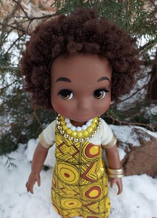 Лялька співаюча рідкісна кенія мій маленький світ дісней аніматор4 фото