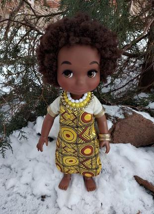 Лялька співаюча рідкісна кенія мій маленький світ дісней аніматор7 фото