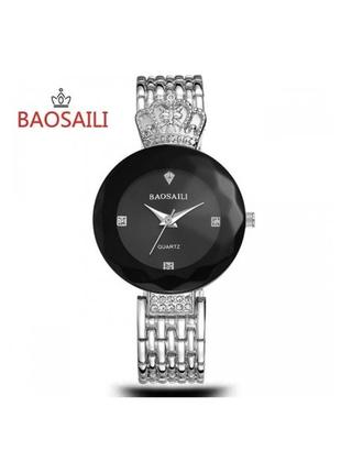 Оригинальные женские часы baosaili queen black+браслет в подарок1 фото