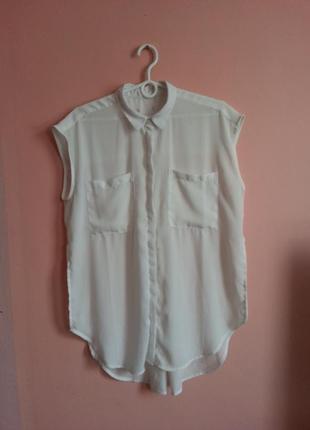 Легкая белая блуза