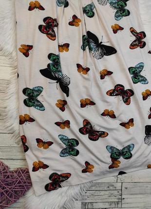 Женский сарафан melio молочного цвета с бабочками завышенная талия размер 48 l3 фото