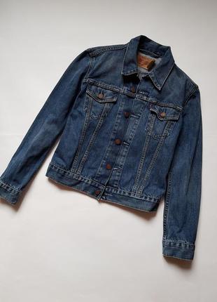 Крутой джинсовый пиджак,джинсовая куртка,синяя джинсовка бойфренда оригинальный levis1 фото