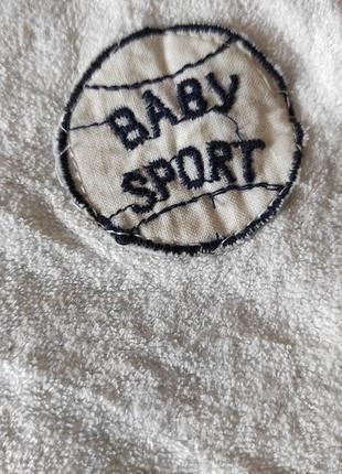 Ползунки бело-голубые baby sport новые4 фото