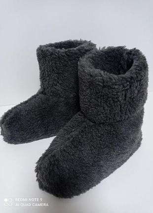 Чуні жіночіі теплі домашні капці валянки на овчині для будинку зимові 36-46
