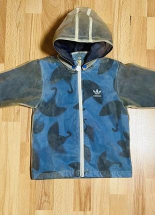 Дождевик куртка курточка adidas на 1-2 года
