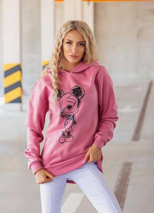 Женский худи микки
