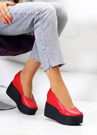 Элегантные туфлы на платформе “stone”"в наличии и под отшив💙💛🏆2 фото
