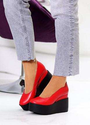 Элегантные туфлы на платформе “stone”"в наличии и под отшив💙💛🏆6 фото