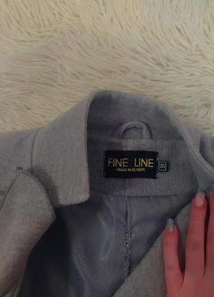Fine line, made in europe. кашимеровое пальто, длина рукава: 63 см, длина пальто: 91,5 см, размер: 46.3 фото