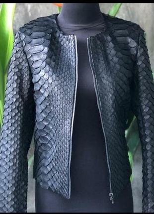 Куртка ексклюзив з натуральної шкіри пітону драгон dragon