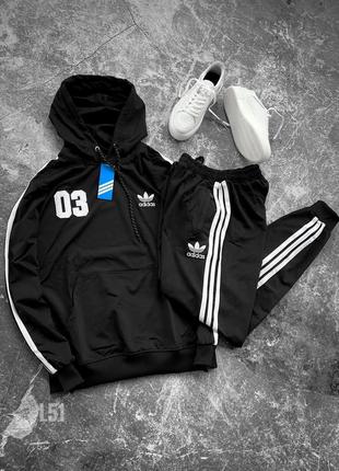 Спортивный костюм adidas/Роз худи+брюки Адидас