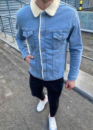 Джинсівка на хутрі / джинсовка куртка с мехом2 фото