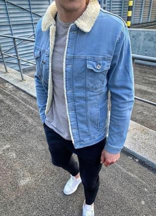 Джинсівка на хутрі / джинсовка куртка с мехом4 фото