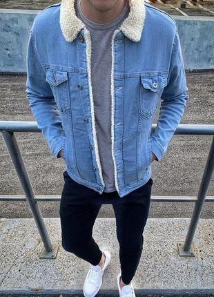 Джинсівка на хутрі / джинсовка куртка с мехом3 фото