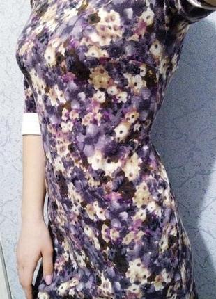 Яркое платье цветочный принт!🌺весна-осень2 фото