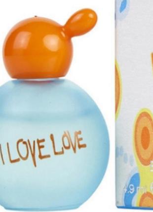 Туалетная вода moschino i love love для женщин - edt 4.9 ml mini2 фото