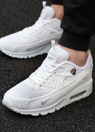 Білі кросівки nike / брендові чоловічі кросівки найк чоловічі