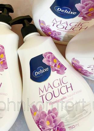 Рідке крем-мило deluxe magic touch 750 ml5 фото