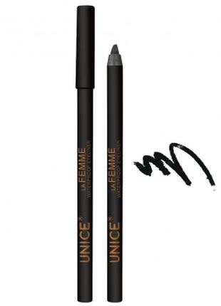 Водостійкий олівець для очей unice la femme 1,8 г