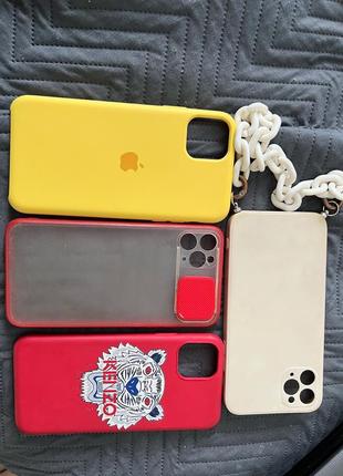 Набор чехлов чехол iphone 11 pro max фирменные чехлы1 фото