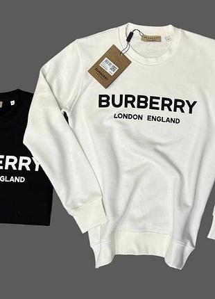 Свитшот burberry белый / качественные мужские кофты барбери