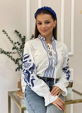 Блуза, блуза вишиванка