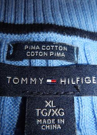 Светр в коси tommy hilfiger p.xl 100% бавовна8 фото