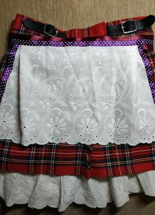 Костюм украинский юбка вышиванка для девочки 4-6 лет1 фото
