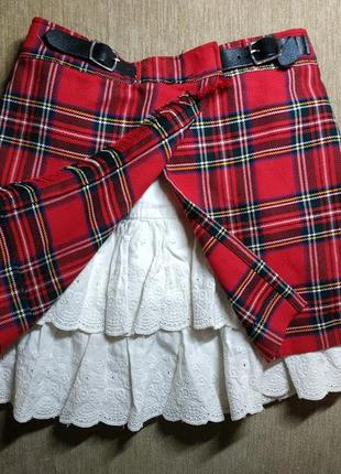 Костюм украинский юбка вышиванка для девочки 4-6 лет2 фото