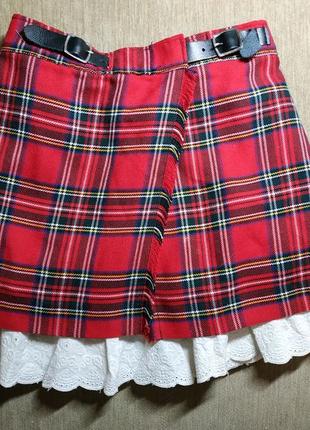 Костюм украинский юбка вышиванка для девочки 4-6 лет4 фото
