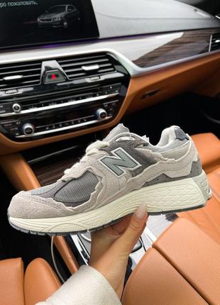 New balance 2002r protection pack rey cloud grey❤️37рр-45рр❤️жіночі кросівки нью баланс сірі, кроссовки нью баланс серые демисезонные9 фото