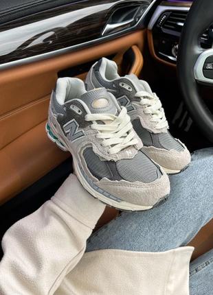 New balance 2002r protection pack rey cloud grey❤️37рр-45рр❤️жіночі кросівки нью баланс сірі, кроссовки нью баланс серые демисезонные8 фото