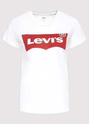 Футболка levi’s біла стандартного крою4 фото