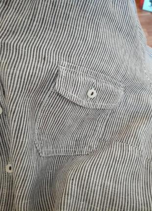 Рубашка женская 100% лен от marks spensercollechion6 фото