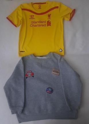 Тепла толстовка, якісна футболка в подарунок. 5-8 років.