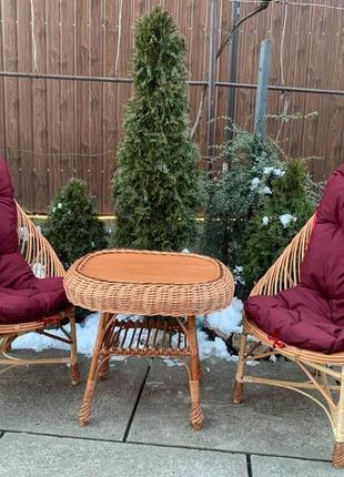 Меблі з лози, ручної роботи