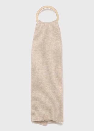 Шерстяной шарф палантин 200*55 selected