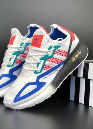 Чоловічі кросівки adidas zx 2k / демісезонні кросівки для активного відпочинку, туризму та заняття спортом / мужские кроссовки адидас2 фото