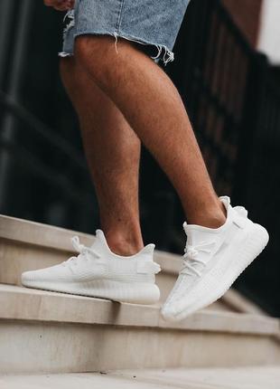 Мужские кроссовки adidas yeezy boost 350 v2 white 40-42-43-44-458 фото