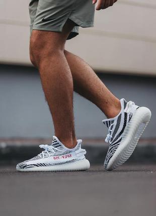 Мужские кроссовки adidas yeezy boost 350 v2 zebra 40-41-42-458 фото