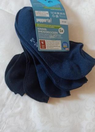 Класичні шкарпетки - укорочені pepperts,набір 5 ш 31-34 розмір. 4110