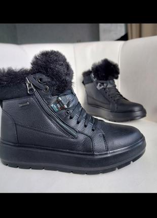 Зимние ботинки италия geox с мембраной