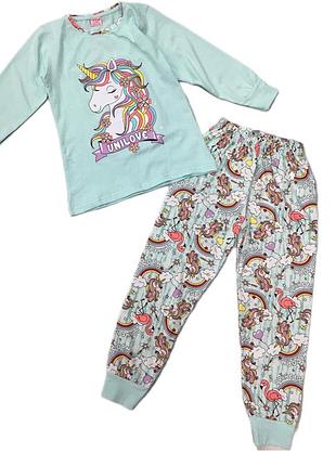 Пижама реднорог для девочки арт.2251