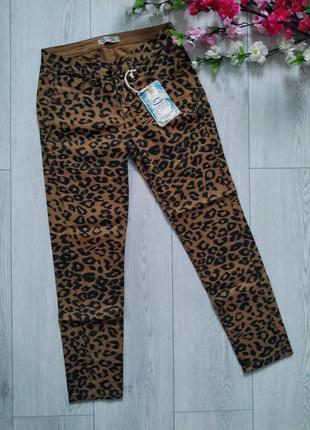 Жіночі брюки штани леопард everis italia розмір 40