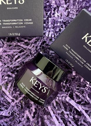 Крем для регенерации кожи с бакучиолом keys soulcare skin transformation cream with bakuchiol 50 г7 фото