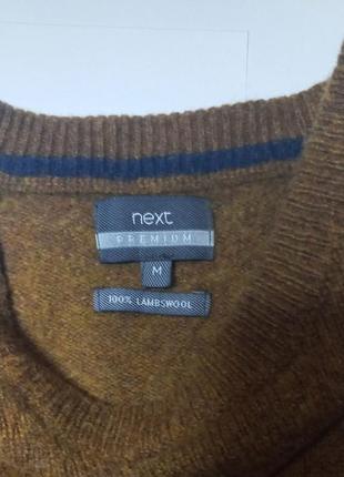 Шерстяной свитер от next premium4 фото