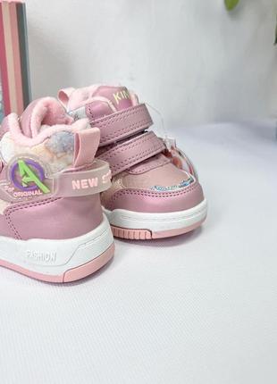 Демі черевики хайтопи для малюків на флісі5 фото