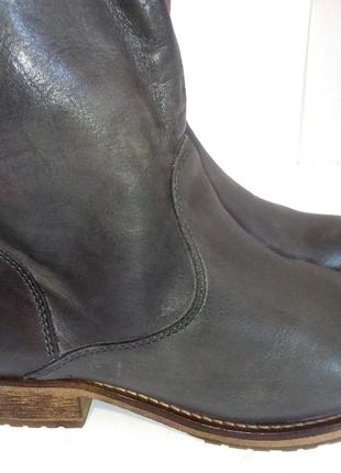🥾 стильные кожаные ботинки еврозима на низком ходу от sommerkind, р.38 код b38624 фото