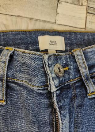 Жіночі джинси river island сині із заклепками xs 42 257 фото