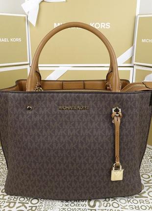 Шкіряна сумка michael kors arielle satchel оригінал майкл корс